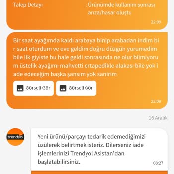 Trendyol'da Satıcı İade Sürecinde Hayal Kırıklığı