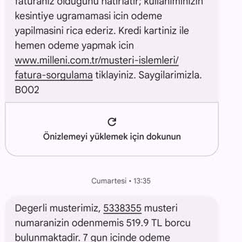 Kullanılmayan İnternet İçin Haksız Fatura Talebi