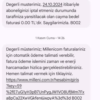 Kullanılmayan İnternet İçin Haksız Fatura Talebi