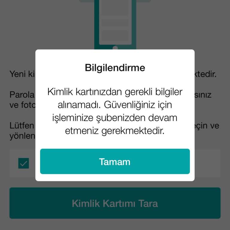 Garanti Bankası Mobil Uygulamada Kimlik Doğrulama Sorunu