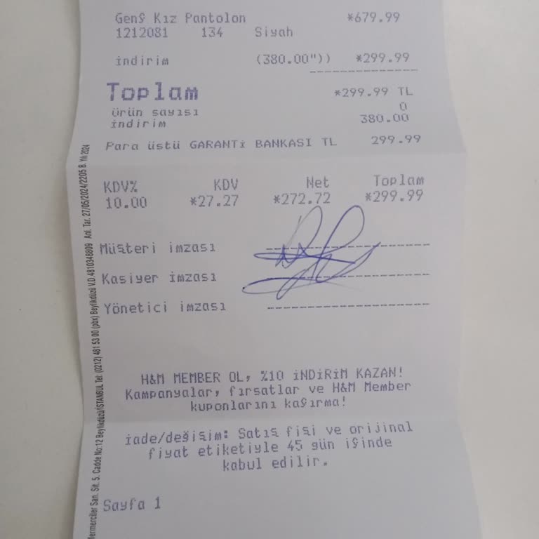 H&M İade Sürecinde Yaşanan Gecikme Ve İletişim Sorunu