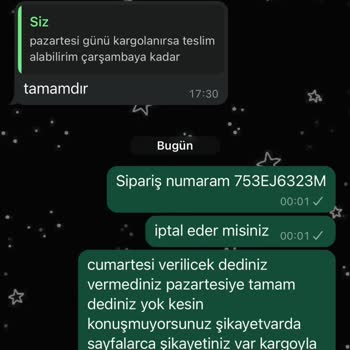 Geciken Sipariş Ve İlgisiz Müşteri Hizmetleri