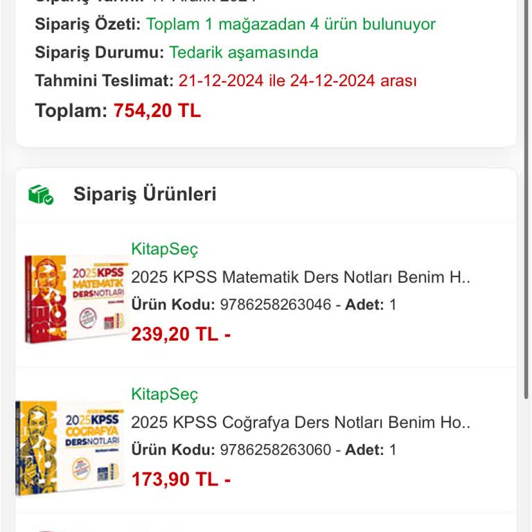 Kitapların Tedarik Süresinde Yaşanan Gecikme Ve İptal Sorunu