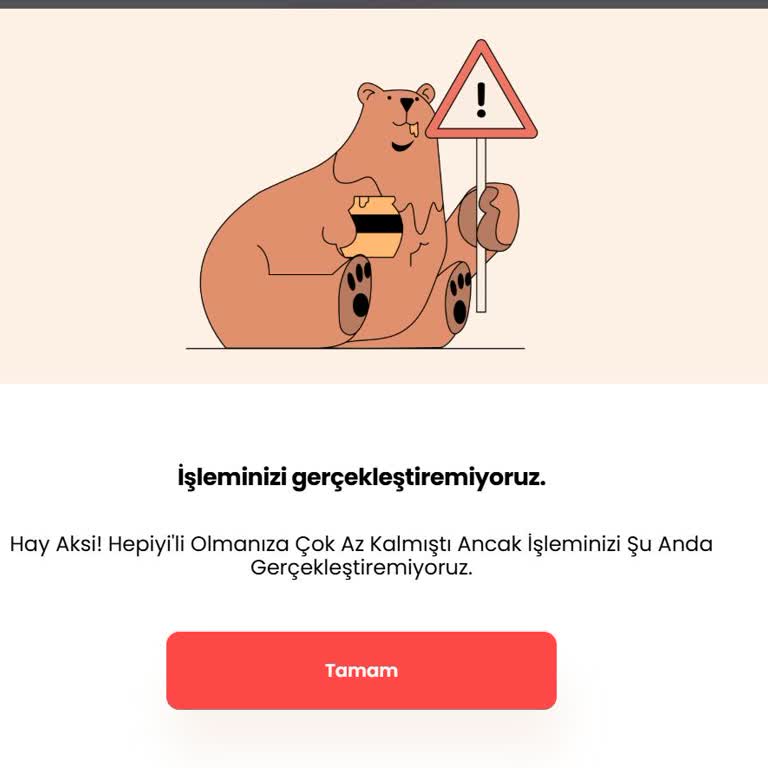 Online Teklif Alımında Sürekli Hata
