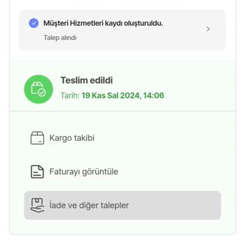 Kargo Takip Numarası Sorunu Ve İade Sürecinde Yaşanan Zorluklar