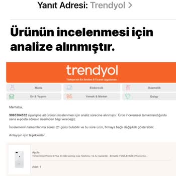 Arızalı Telefon Ve Uzayan İade Süreci
