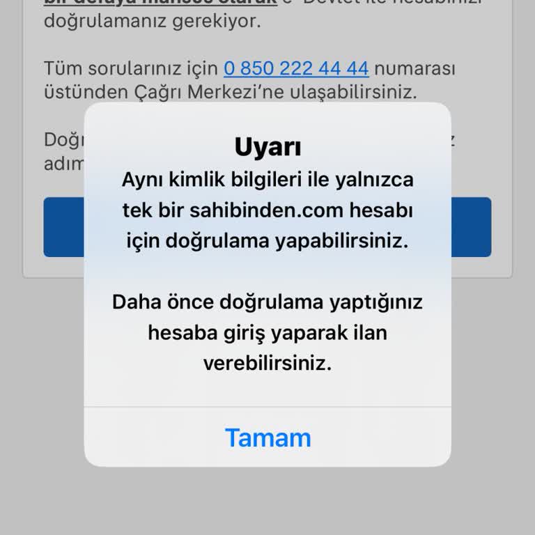 Hesap Doğrulama Sorunu Ve İlan Verememe Mağduriyeti