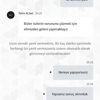 Albet Sitesinde 40 Bin TL Çekim Sorunu