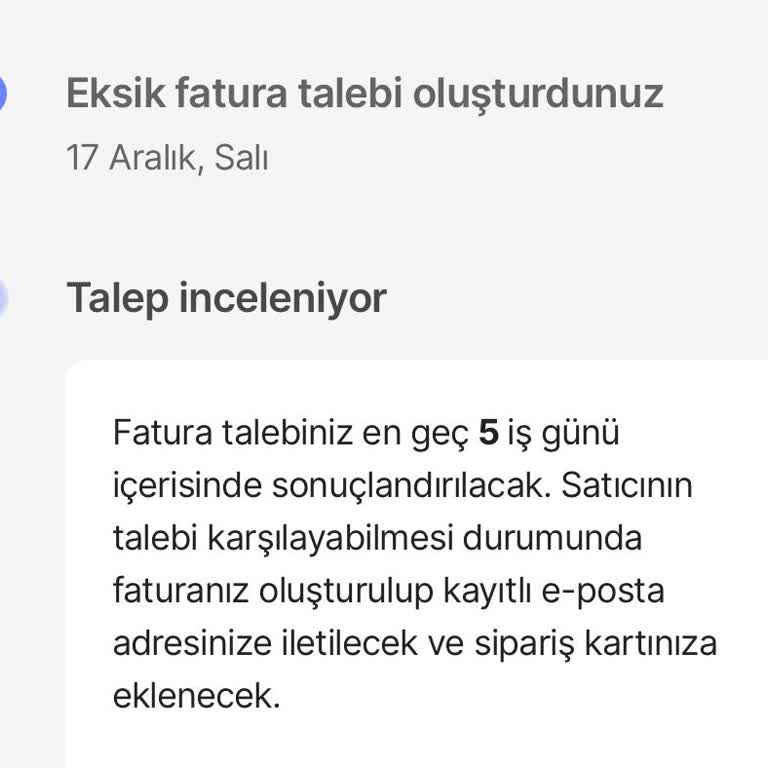 Fatura Teslimatındaki Sürekli Aksaklık