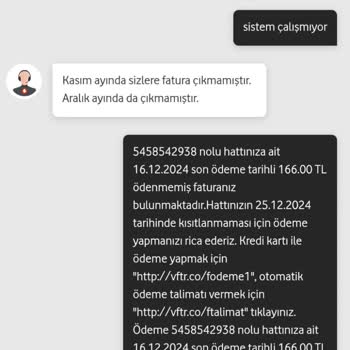 Vodafone Fatura İadesi Karmaşası