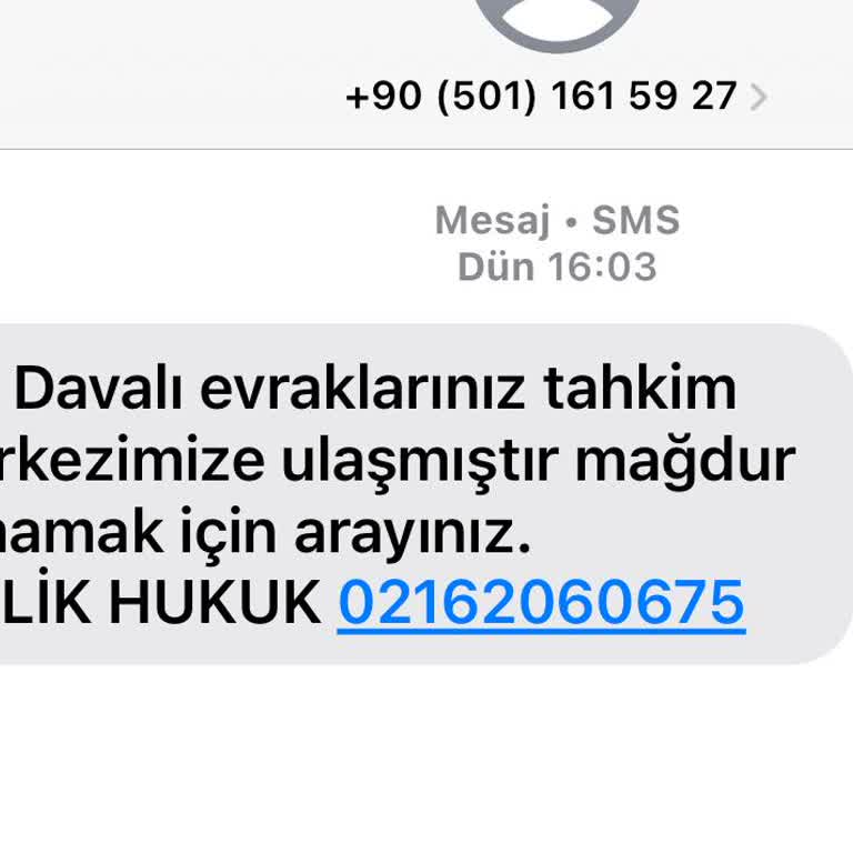 Yanıltıcı Hukuk Mesajlarıyla Mağduriyet