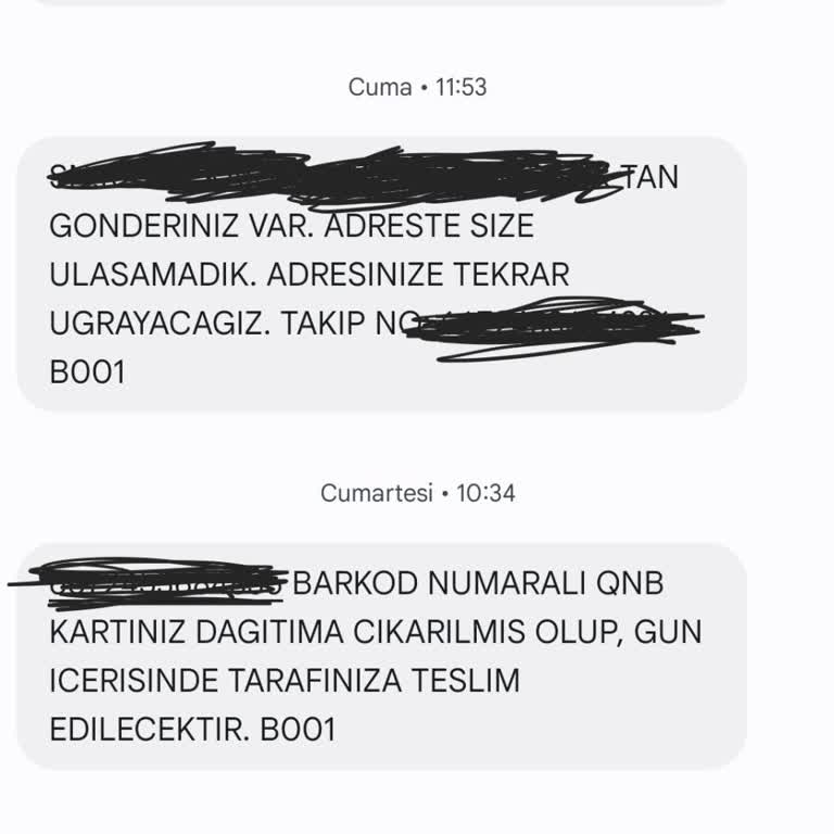 PTT Kargo Sorunu: Teslim Edilemeyen Kredi Kartı