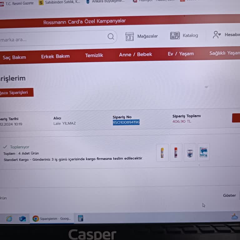 Rossmann Online Alışverişte Teslimat Sorunu