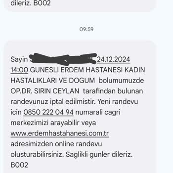 Randevu İptalleri Ve İletişim Eksikliği İle Hayal Kırıklığı Yaşayan Hamile Hasta