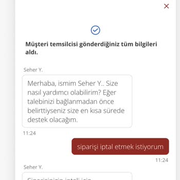 Yemeksepeti'nde İptal Edilemeyen Sipariş Sorunu