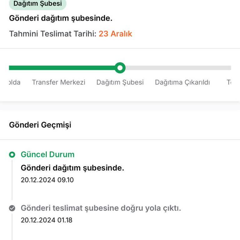 Kargomun Sürekli Gecikmesi Ve Şube Bekletmesi