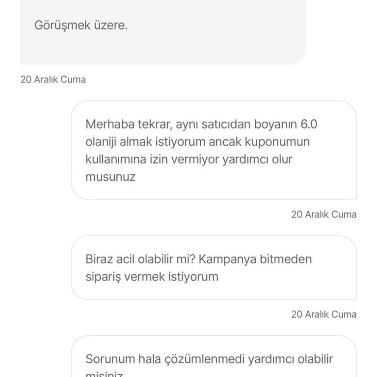Hepsiburada'da İptal Edilen Sipariş Ve Kullanılamayan Kupon Sorunu