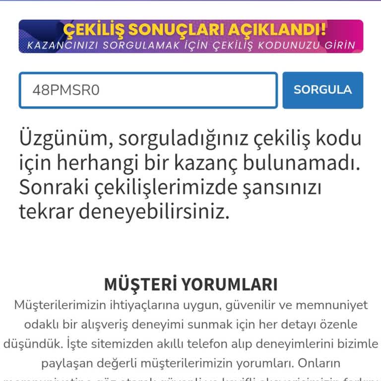 Özdoğan Telekom Çekiliş Yanıltıcılığı!