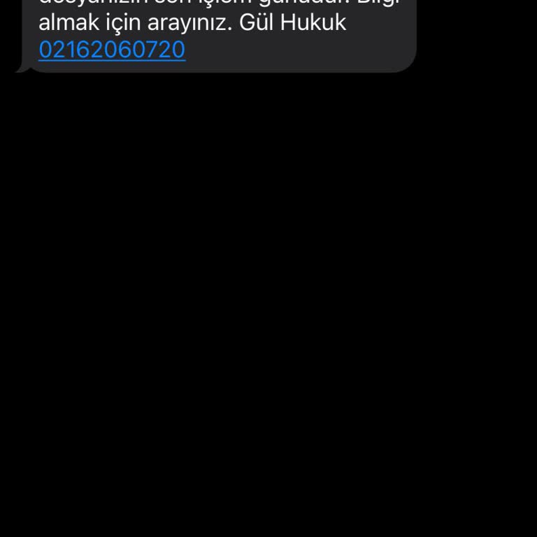 Sözde Hukuk Bürosundan Yanıltıcı Mesaj!