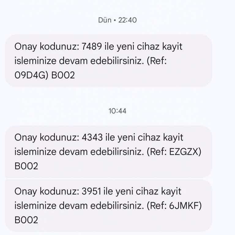 İzinsiz Onay Kodu Mesajları Ve Güvenlik Endişesi