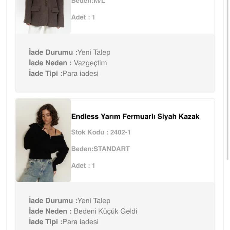 İade Sürecinde Güven Sorunu