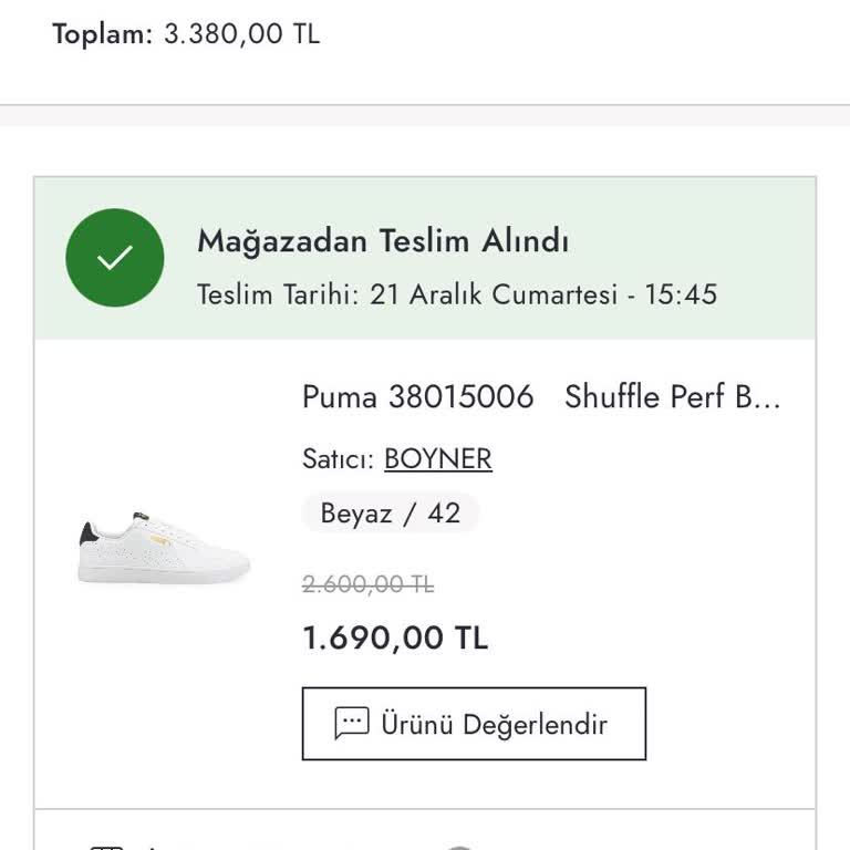 Teslim Edilemeyen Ayakkabı Ve Ulaşılamayan Müşteri Hizmeti