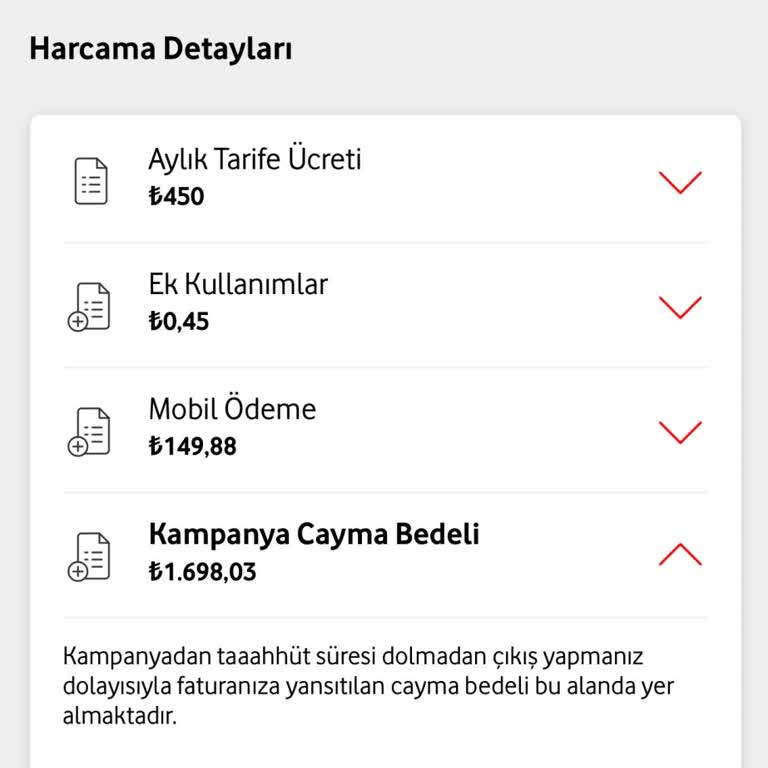 Vodafone'da Cihaz İptali Ve Cayma Bedeli Sorunu