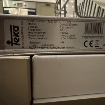 Teka Bulaşık Makinesi Sepeti Paslanma Sorunu Ve Yüksek Değişim Ücreti