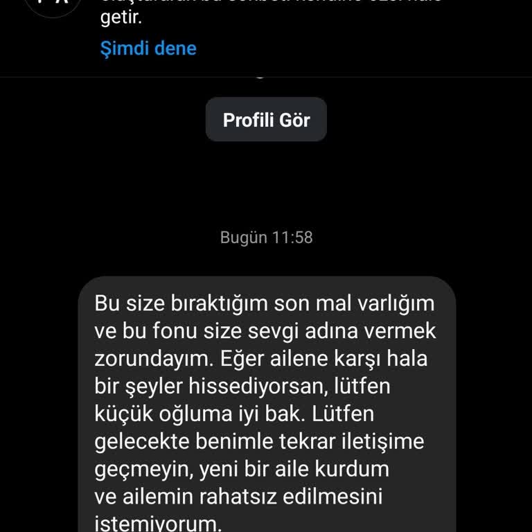 Instagram Üzerinden Gelen Tehditkar Mesaj Hakkında Şikayet