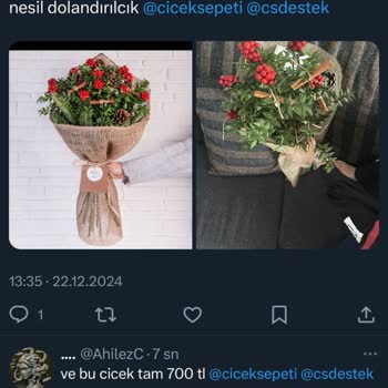 Yılbaşı Hediyesi Fiyaskosu: Kokina Çiçeği Hayal Kırıklığı