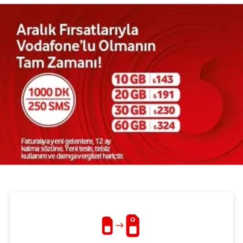 Vodafone'un Erken Bitirilen Kampanyası Mağdur Ediyor
