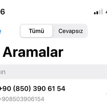 08503906154 Anket Firması Tarafından Şüpheli Gelen Arama!