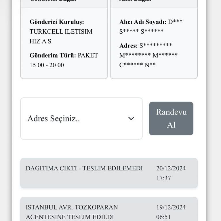 Kuryenet İle Sürekli Geciken Teslimatlar Can Sıkıyor