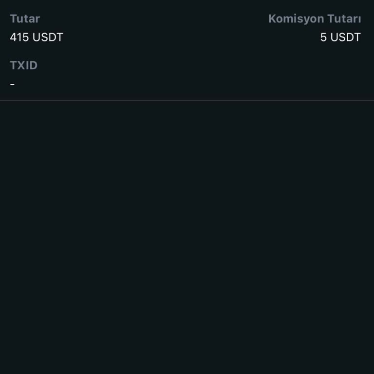USDT Çekim İşleminde Gecikme Ve İletişim Sorunu