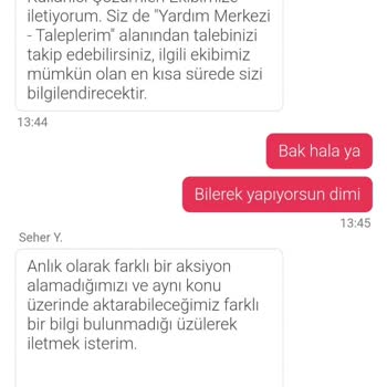 Yemeksepeti Canlı Yardımda Saygısızlık Ve İletişim Sorunları
