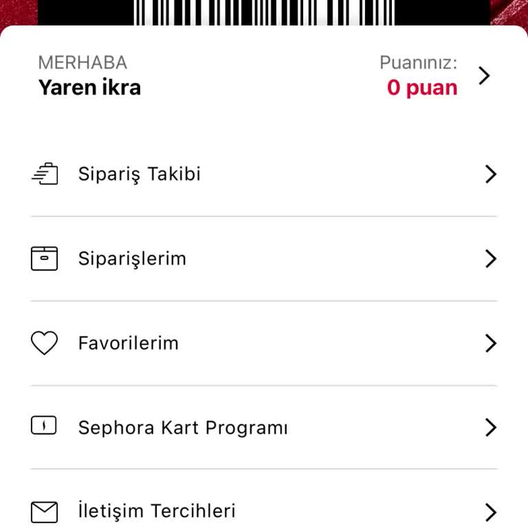 Sephora Black Kart Puanlarının Sıfırlanması