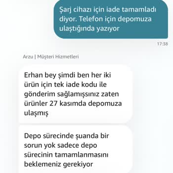 Amazon İade Sürecinde Yaşanan Tutarsızlık Ve Ürün Kaybı
