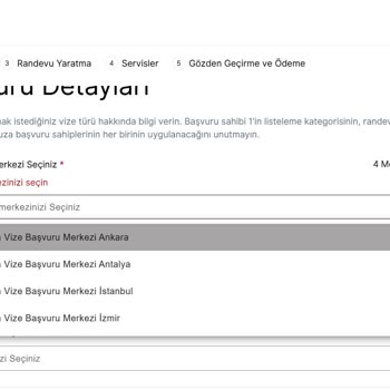 VFS Global'da Avusturya Vizesi Sorunu
