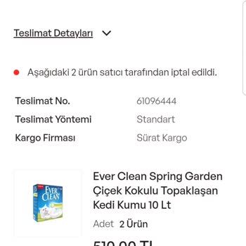 İptal Edilen Sipariş Ve Artan Fiyat Şoku