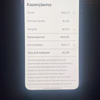 Uber Uygulaması Üzerinden Yanlış Ücret Kesintisi