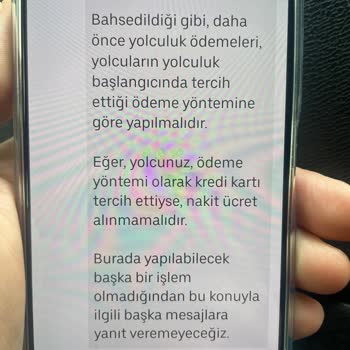 Uber Uygulaması Üzerinden Yanlış Ücret Kesintisi
