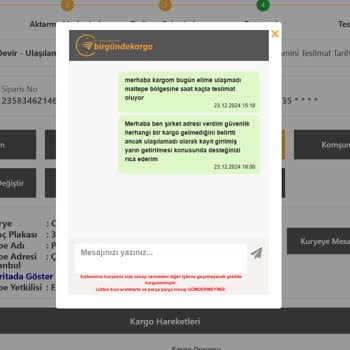 Kargo Teslimatında Büyük Hayal Kırıklığı
