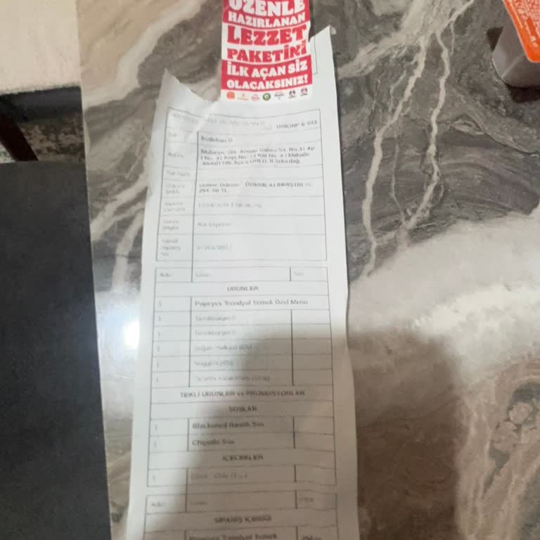 Yanlış Ve Eksik Sipariş Sorunu