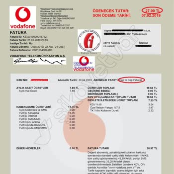 Vodafone'un Sözleşmeye Aykırı Tarife Değişikliği Sorunu