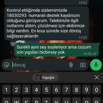 Eksik Sipariş Ve İletişimsizlik Sorunu