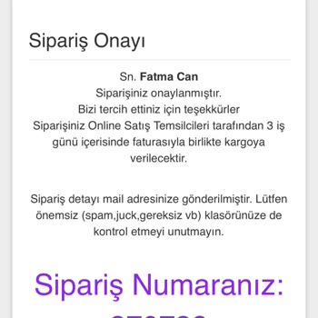 Teslim Edilmeyen Sipariş Ve İade Edilmeyen Para