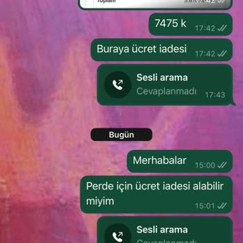 Teslim Edilmeyen Sipariş Ve İade Edilmeyen Para