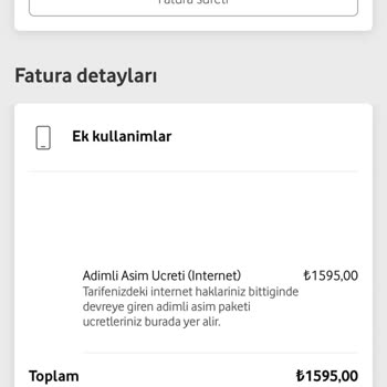Fahiş İnternet Aşım Ücreti Ve Fatura Şoku