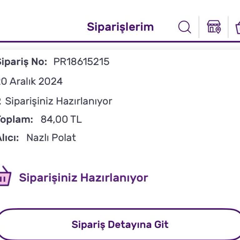Sipariş Hazırlık Sürecinde Yaşanan Gecikme