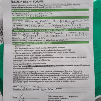 Garanti Bankası'ndan Hayal Kırıklığı: Sigorta Tazminatı Sorunu